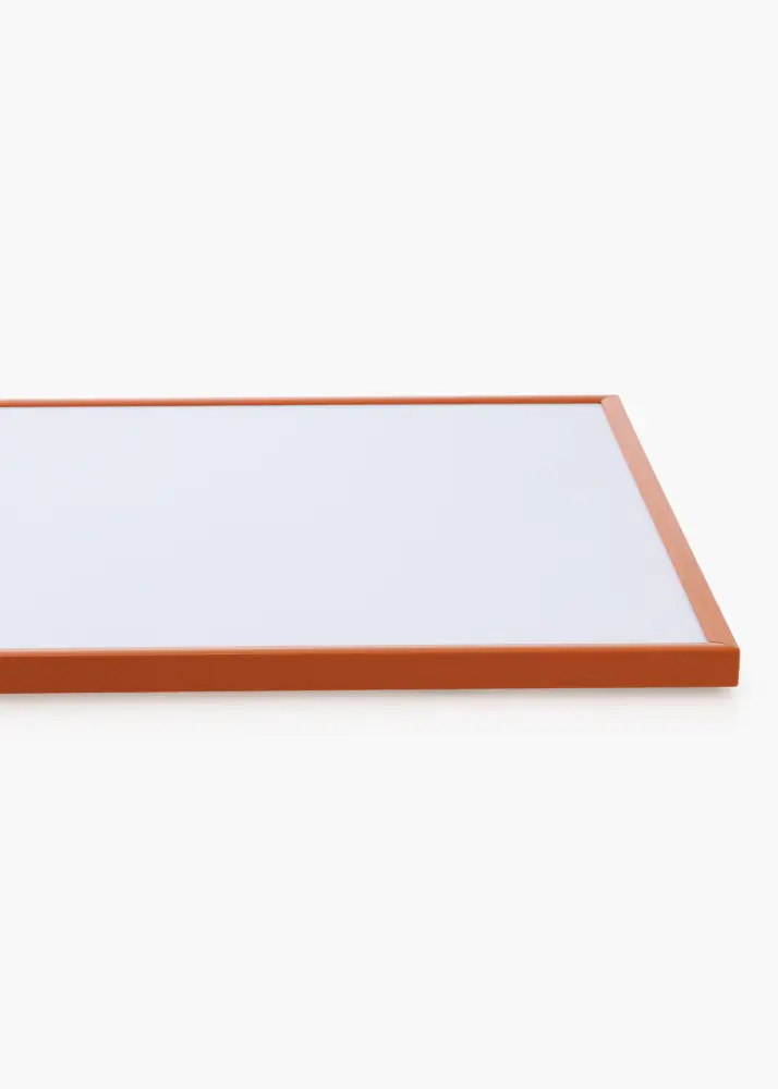 Moldura New Lifestyle Laranja 40x50 cm - passe-partout Branco 29x39 cm