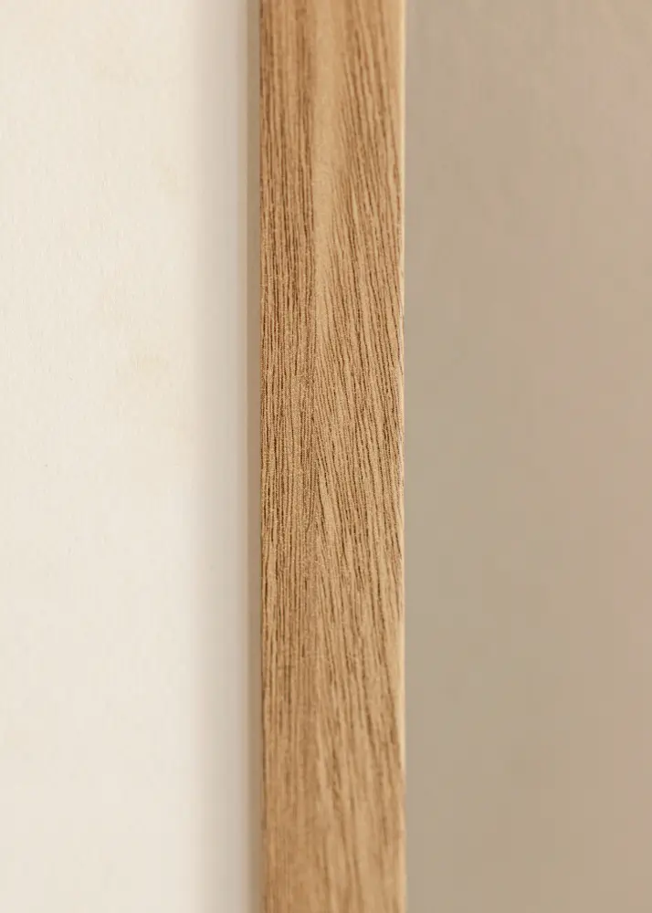 Moldura BGA Classic Carvalho 24x30 cm - passe-partout Branco 18x24 cm