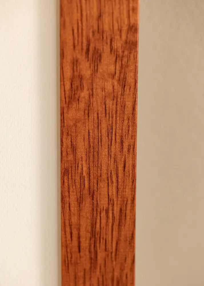 Moldura Juno Cereja 50x70 cm - passe-partout Branco 42x59,4 cm