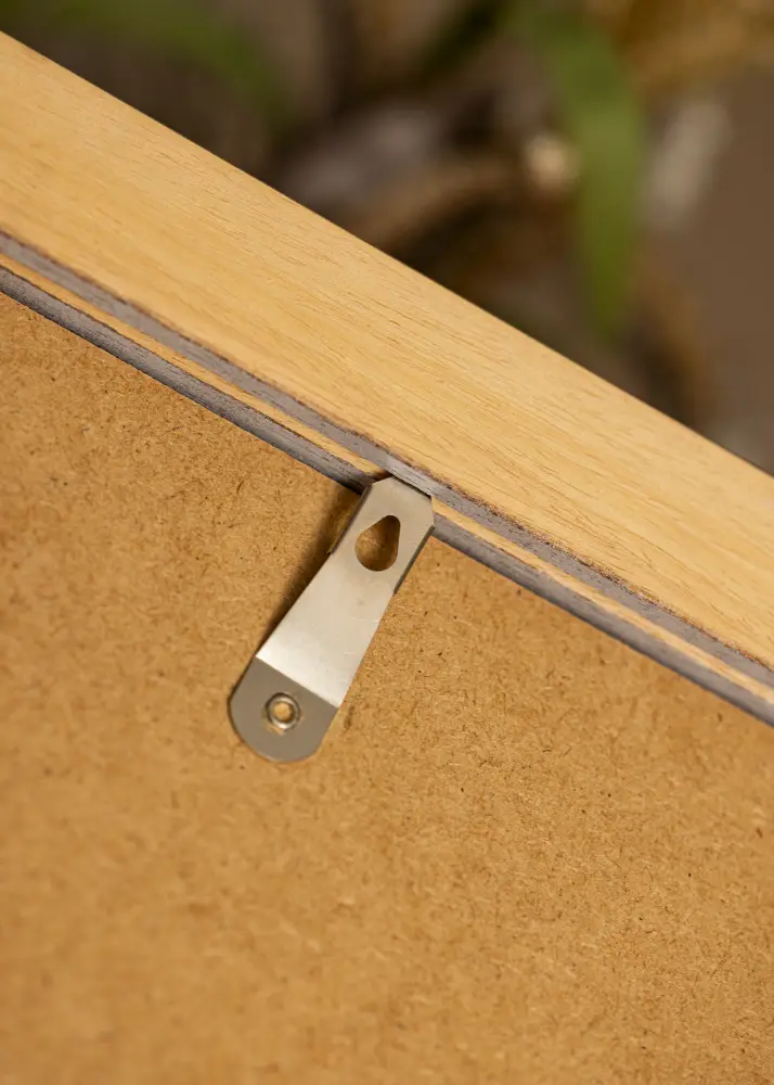Moldura Juno Cinza 18x24 cm - passe-partout Branco 13x18 cm