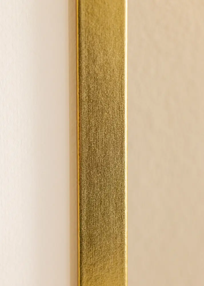 Moldura Minerva Ouro 30x40 cm - passe-partout Branco 21x29,7 cm