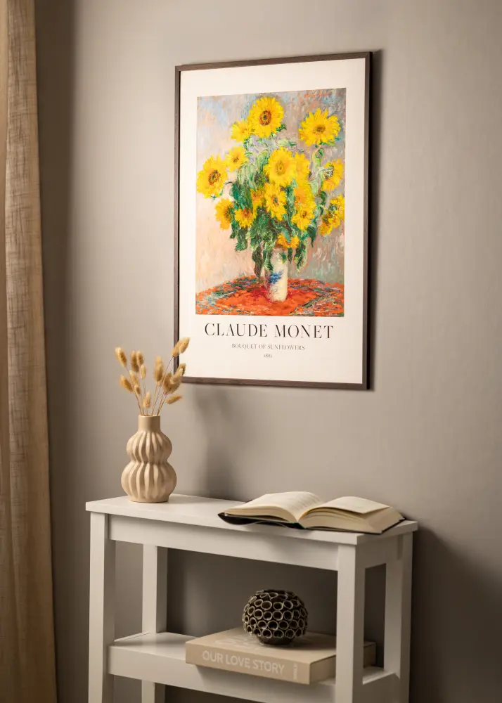 Moldura Edsbyn Noz 21x24 cm - passe-partout Branco 11x14 cm