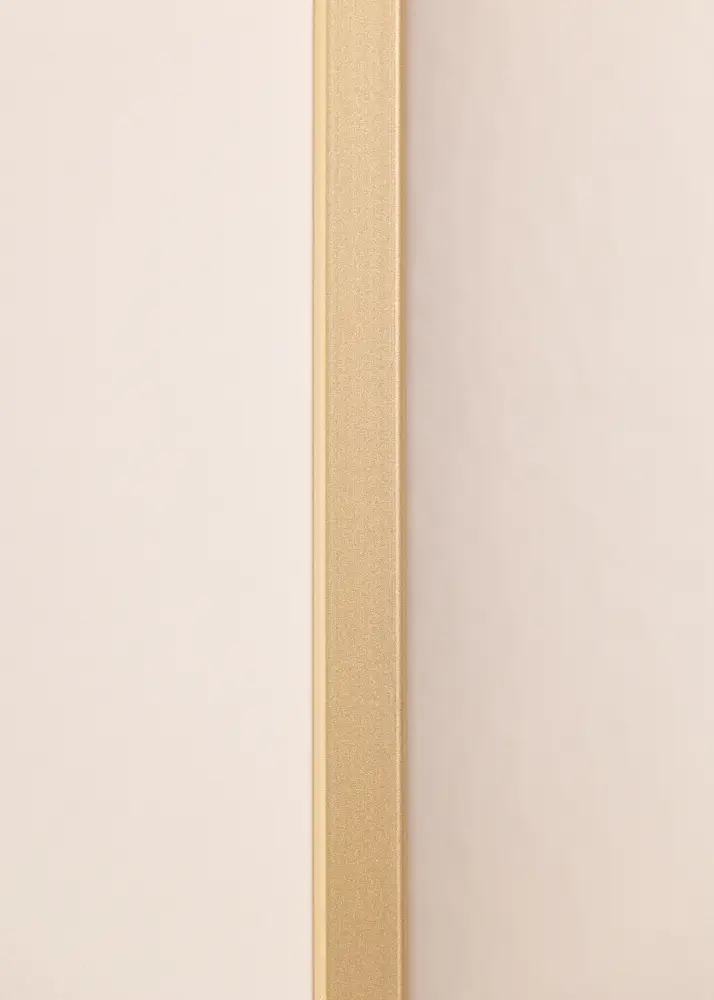 Moldura de Alumínio Latão 70x100 cm - passe-partout Branco 61x92 cm