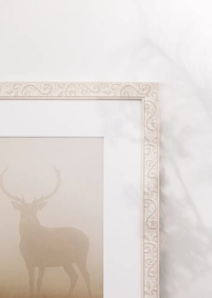 Moldura Milton Acrílico Branco 42x59,4 cm (A2)