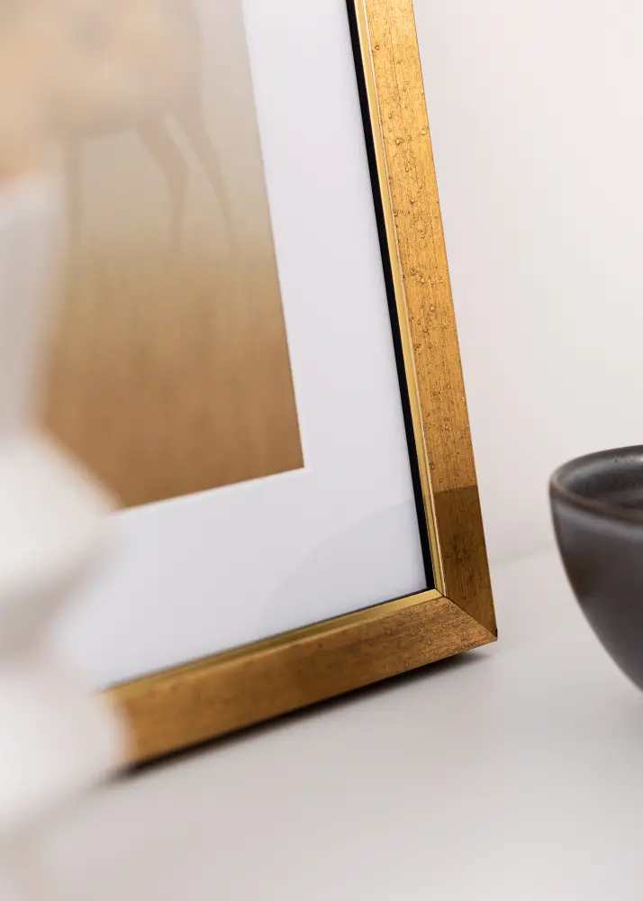 Moldura Brema Vidro Acrílico Ouro 60x80 cm