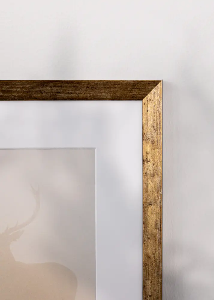 Moldura Dune Vidro Acrílico Ouro 29,7x42 cm (A3)