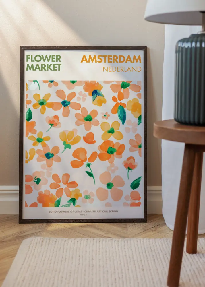 Moldura Trendy Nogueira 15x20 cm - Passe-partout Branco 11x15 cm