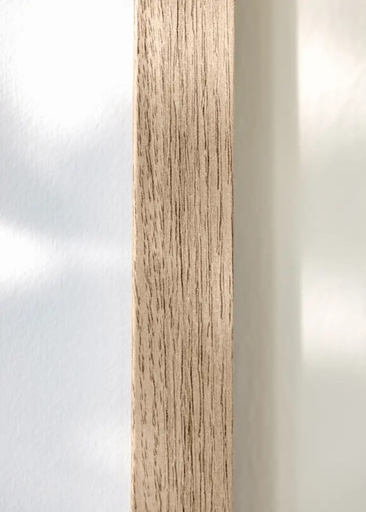 Moldura BGA Classic Carvalho 70x90 cm - passe-partout Branco 24x31 inches