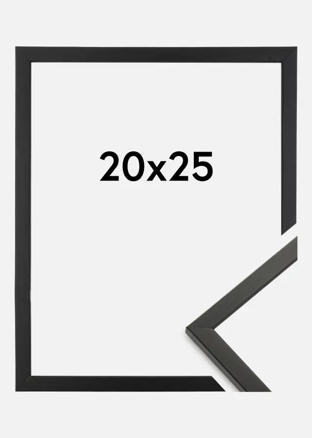 Moldura Galant Vidro acrílico Preto 20x25 cm