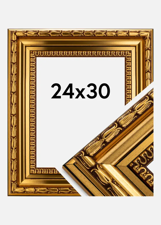 Moldura Birka Premium Dourado 24x30 cm