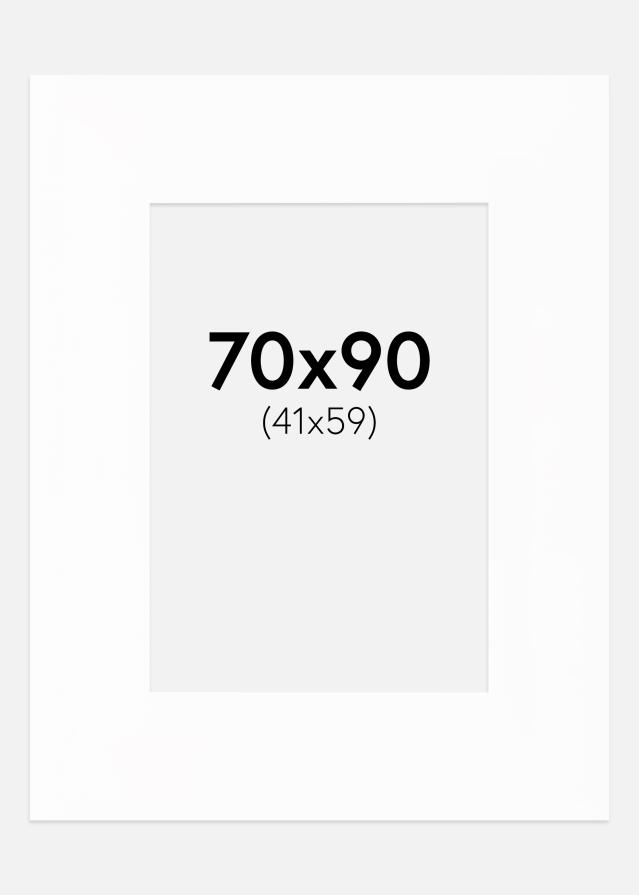 Passe-partout Canson Branco (Bordo interior branco) 70x90 cm (41x69)