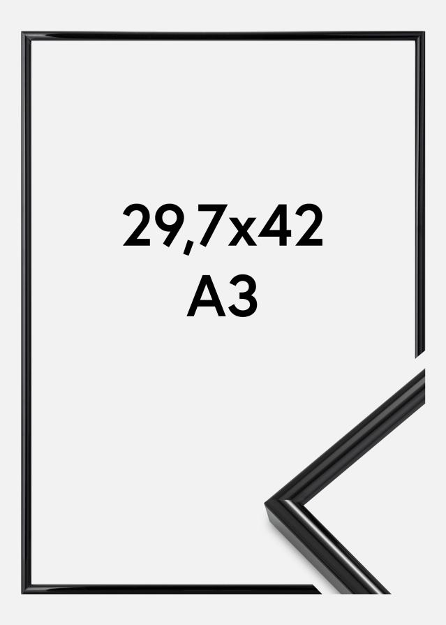 Moldura Galeria Preto 29,7x42 cm (A3)