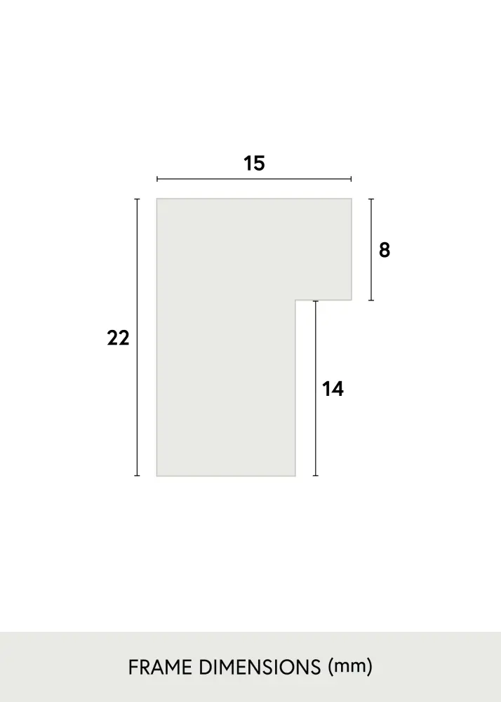 Moldura Exklusiv Branco 18x24 cm