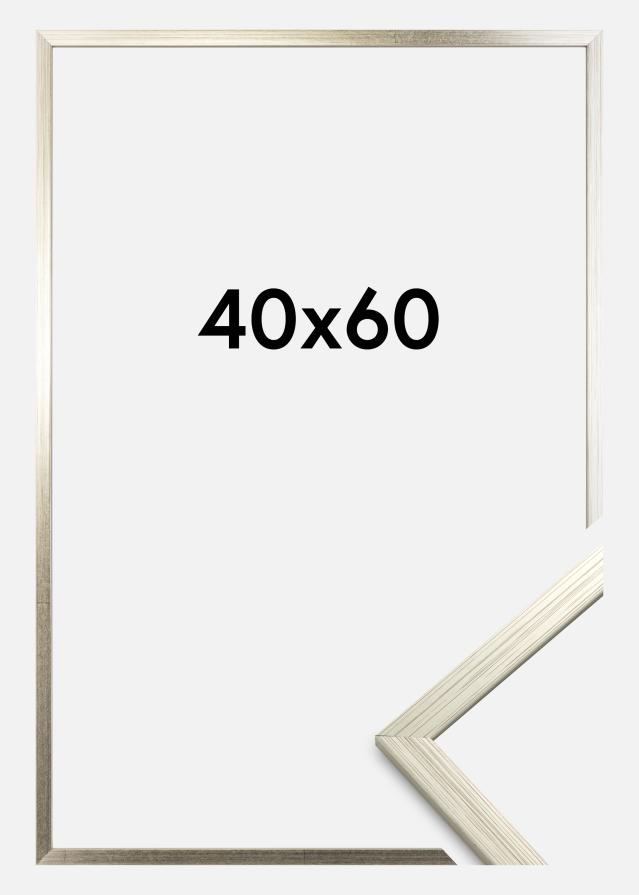 Moldura Edsbyn Prateado 40x60 cm