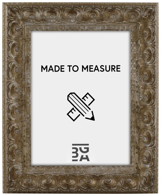 Moldura Skokloster Prateado - Tamanho personalizável