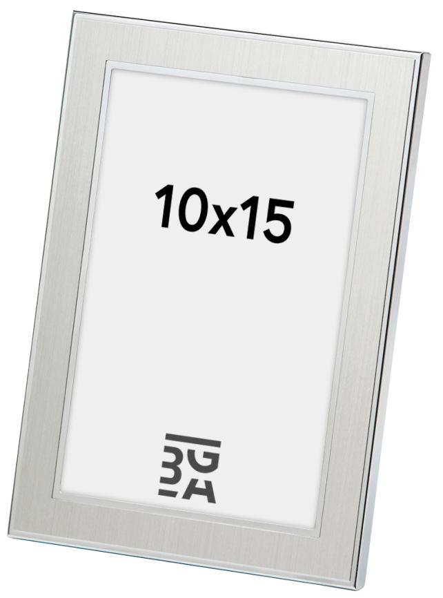 Moldura Walther Jazz Prateado 10x15 cm