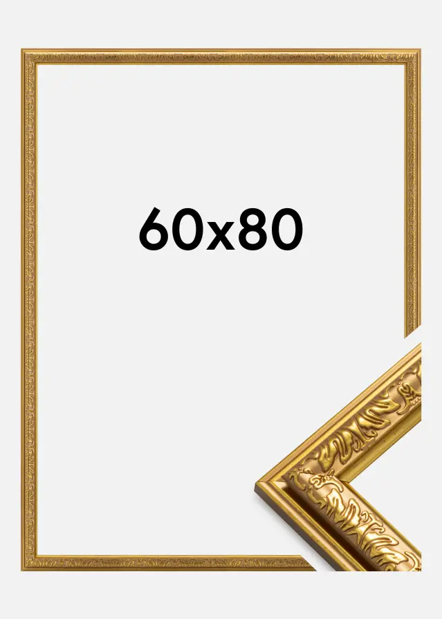Moldura Nostalgia Dourado 60x80 cm