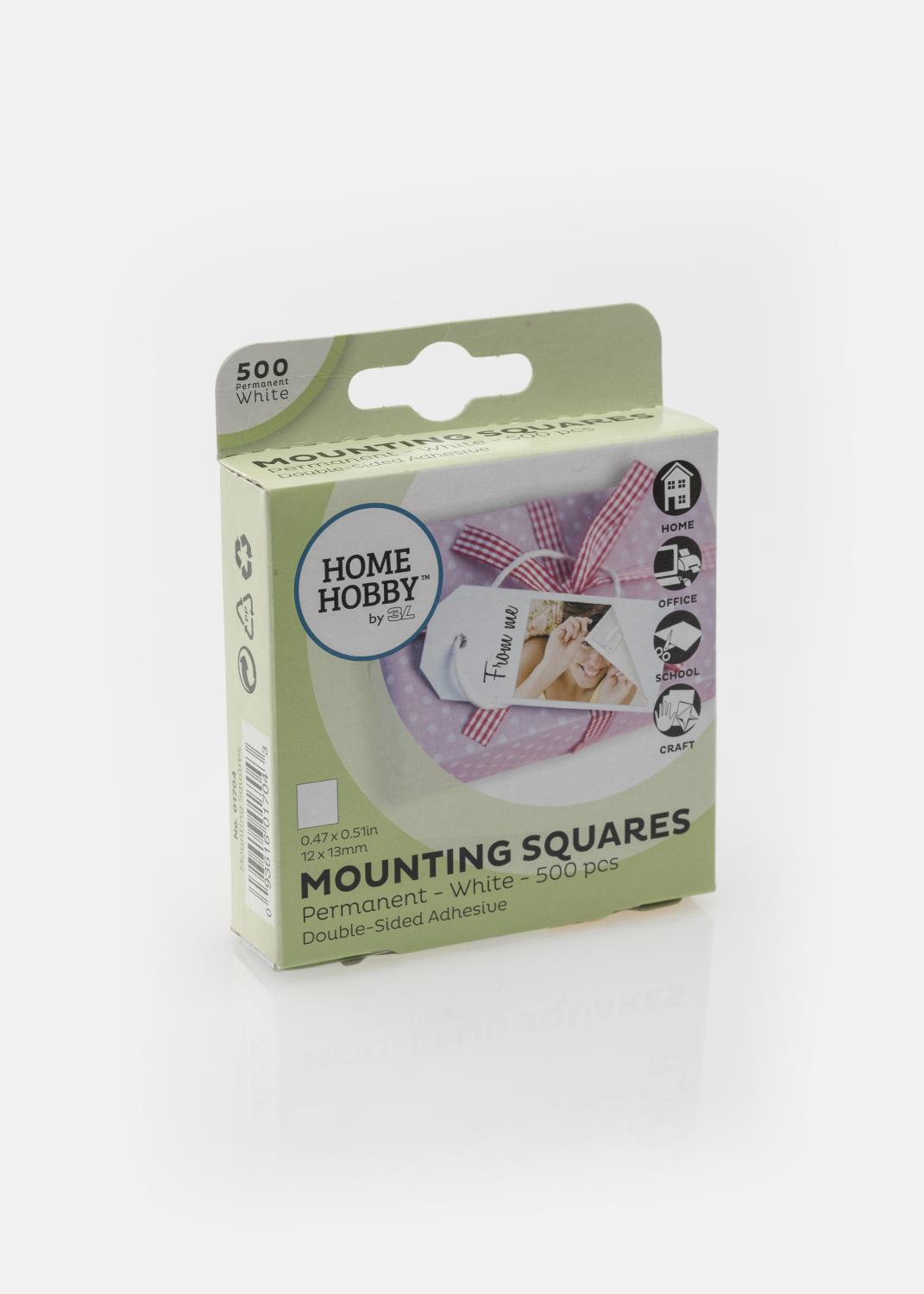 Product Image for 3L Mounting Squares 500 un.