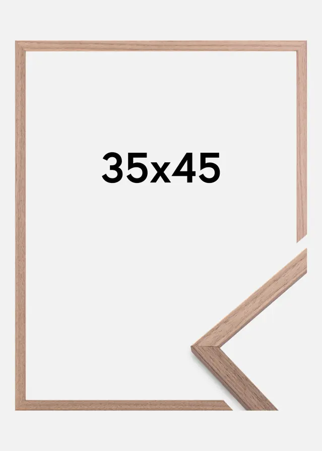 Moldura Edsbyn Nogueira-claro 35x45 cm