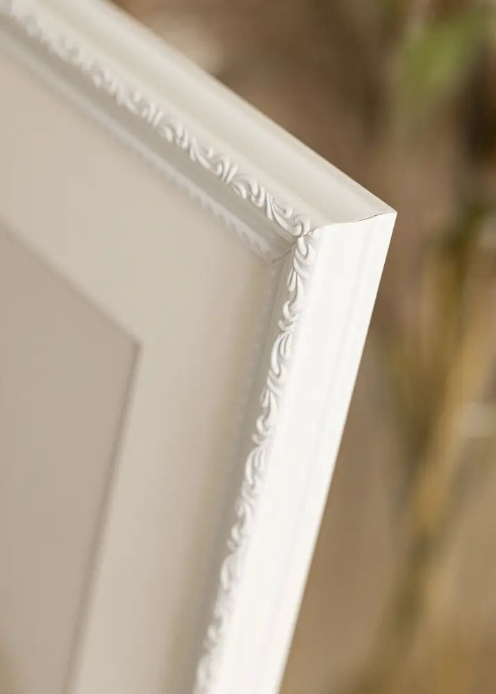 Moldura Abisko Branco 20x30 cm - Passe-partout Branco 15x21 cm (A5)