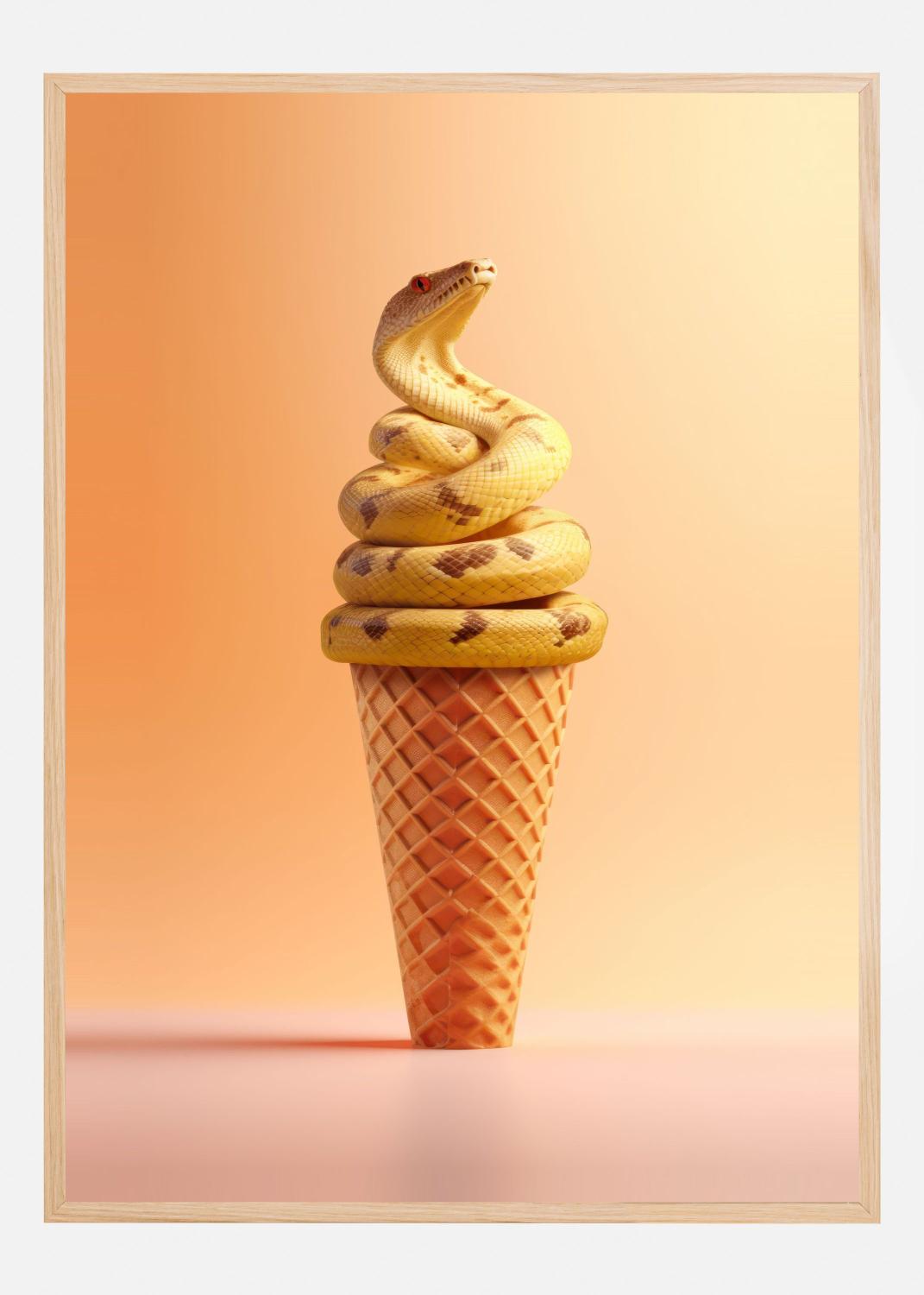 Product Image for Snake Cream Póster (21x29.7 cm (A4))