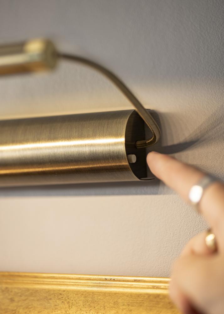 Tommy a pilhas LED 21 cm iluminação - Latão