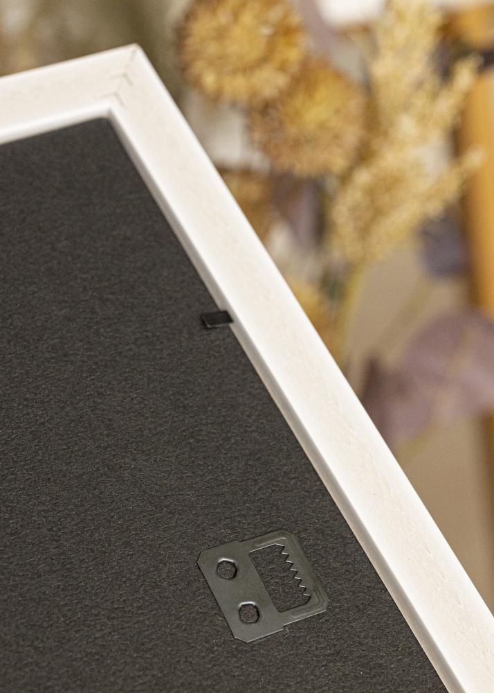 Moldura Abisko Vidro acrílico Branco 28x35 cm