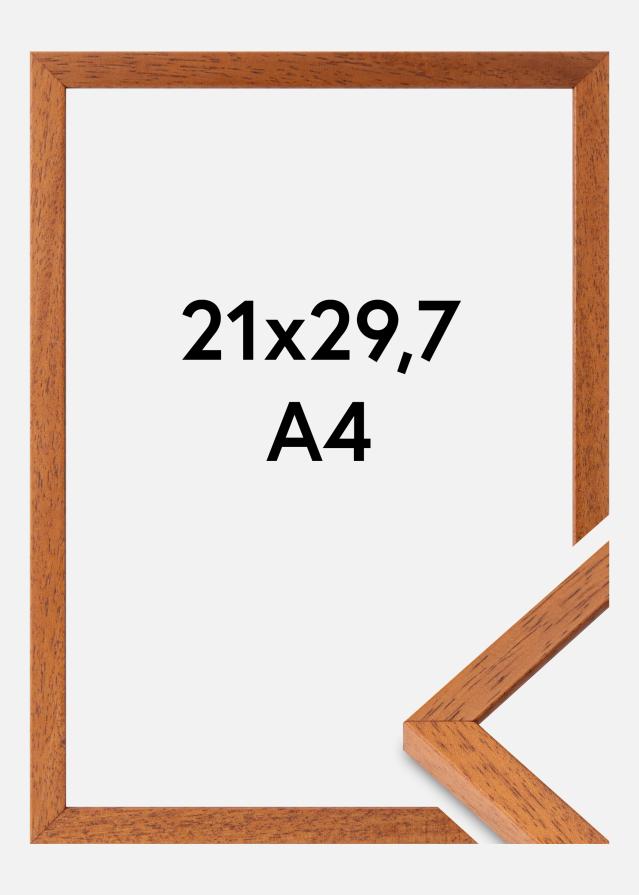 Moldura Ares Vidro acrílico Cereja 21x29,7 cm (A4)