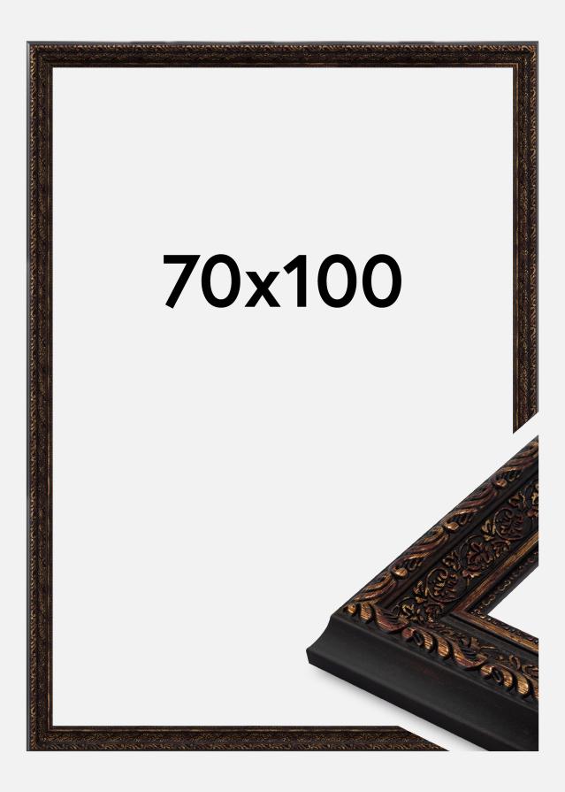 Moldura Imperial Vidro acrílico Ouro 70x100 cm