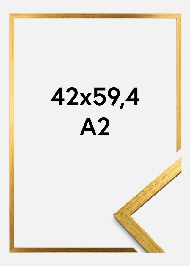 Moldura Edsbyn Dourado 42x59,4 cm (A2)