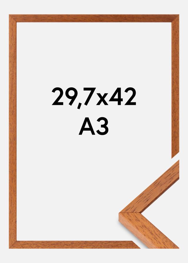 Moldura Ares Vidro acrílico Cereja 29,7x42 cm (A3)