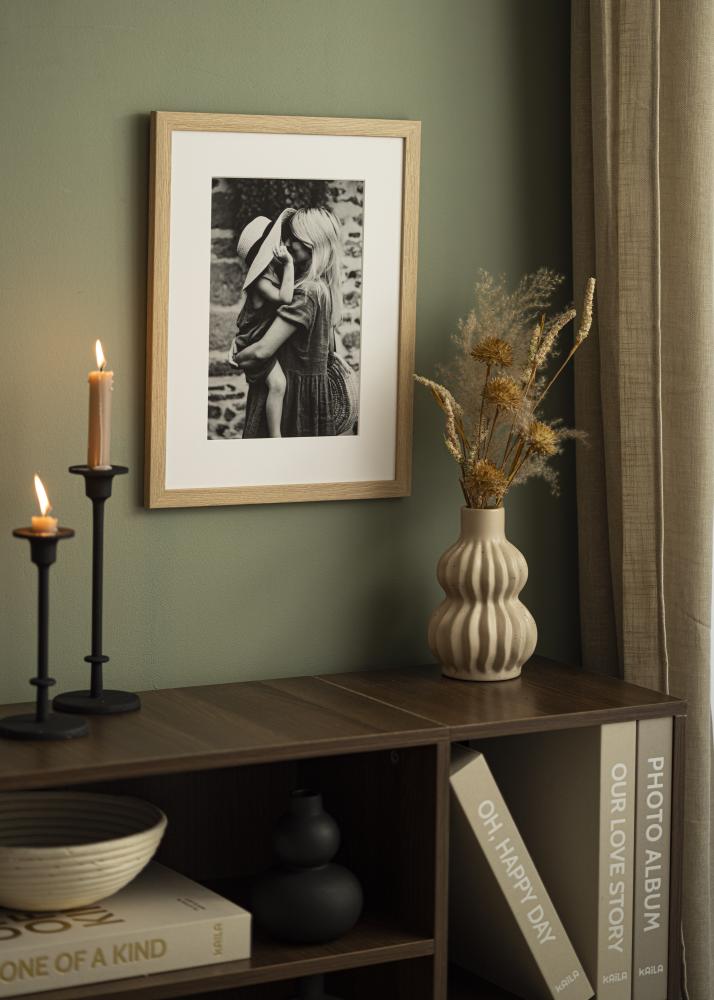 Passe-partout Branco puro - Por medida (bordo interior branco)