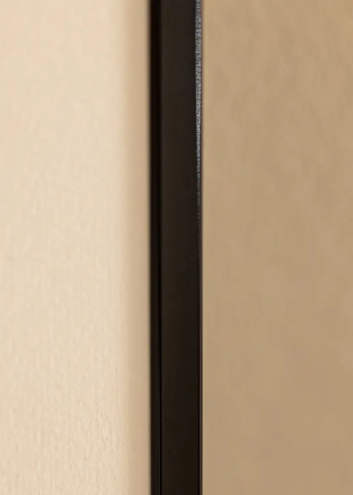 Moldura em alumínio Vidro acrílico Preto 70x100 cm