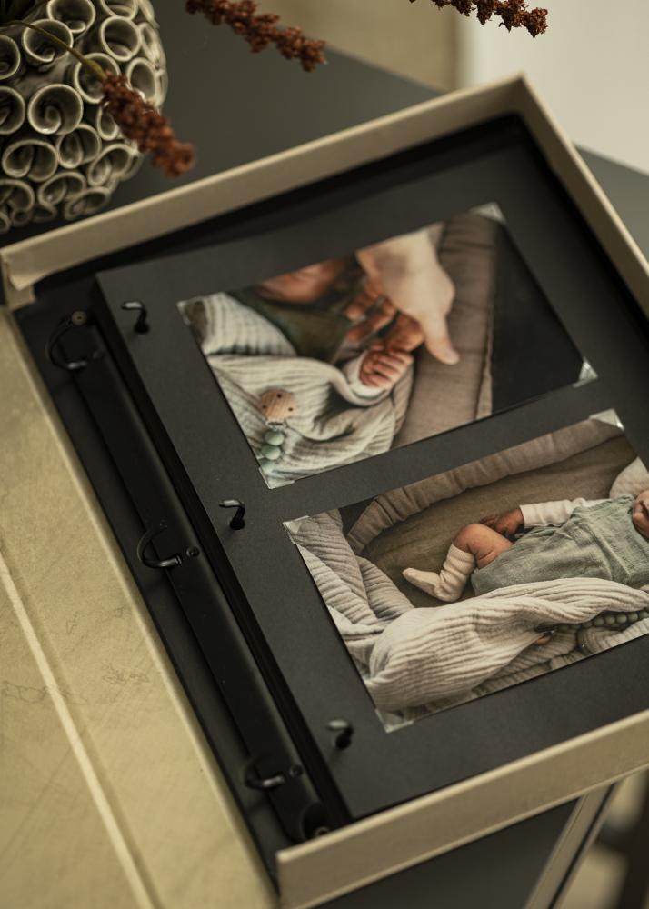 Folhas para álbuns para KAILA Coffee Table Photo Album XL - Conjunto de 10 Preto