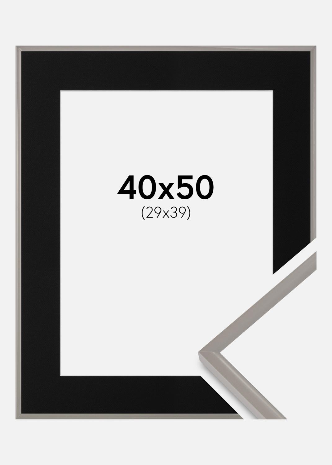 Product Image for Moldura New Lifestyle Earth Grey 40x50 cm - Passe-partout Preto 30x40 cm
