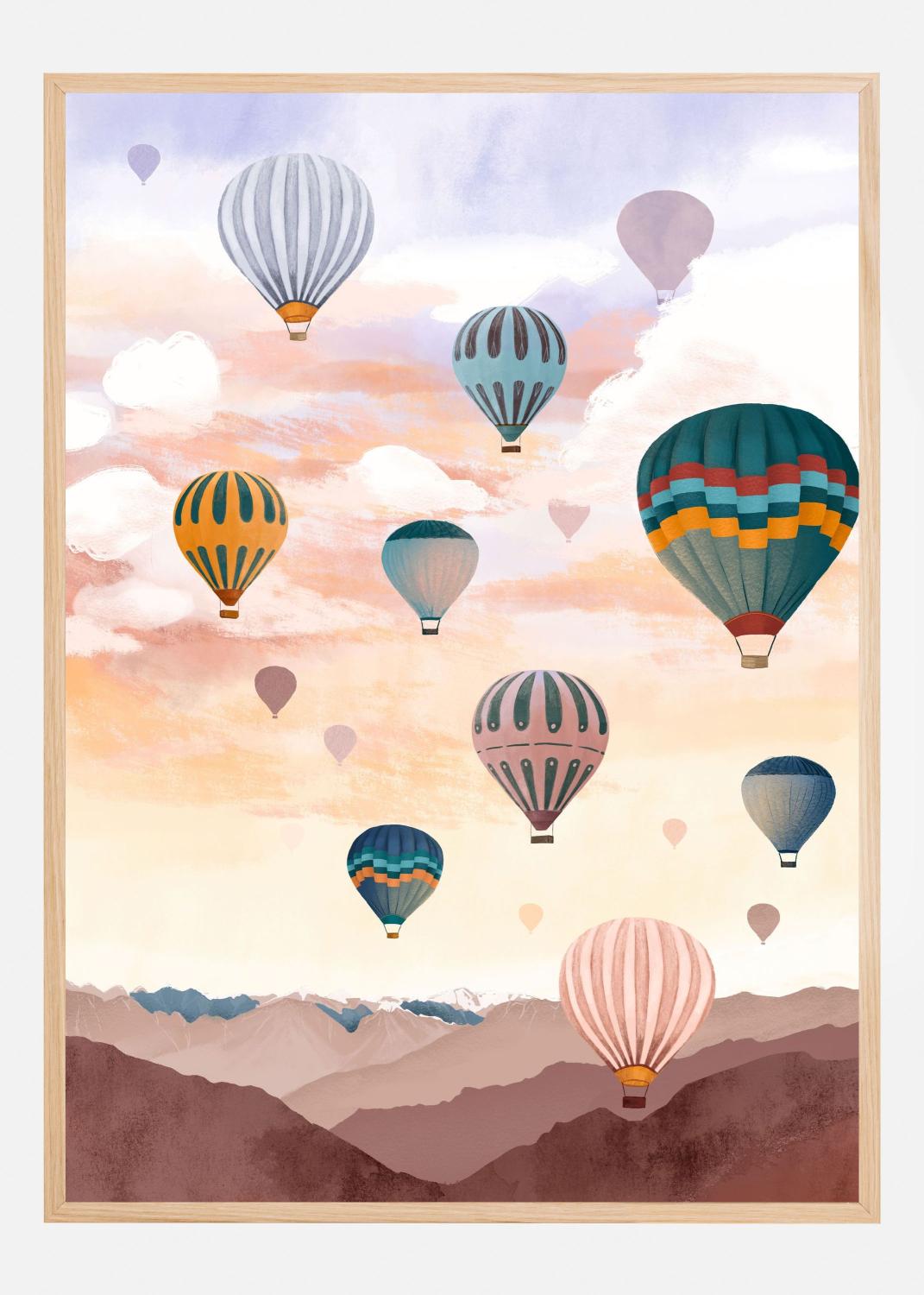 Product Image for Airballoon Sky Póster (21x29.7 cm (A4))
