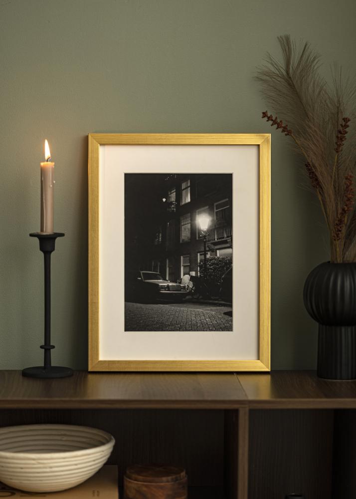 Moldura Blocky Vidro acrílico Dourado 84,1x118,9 cm (A0)