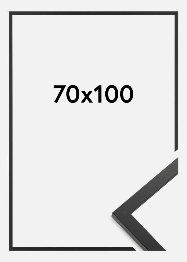 Moldura Trendy Vidro Acrílico Preto 70x100 cm
