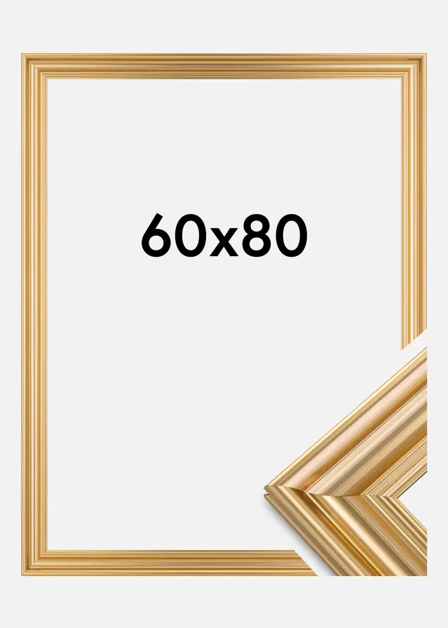 Moldura Charleston Dourado 60x80 cm