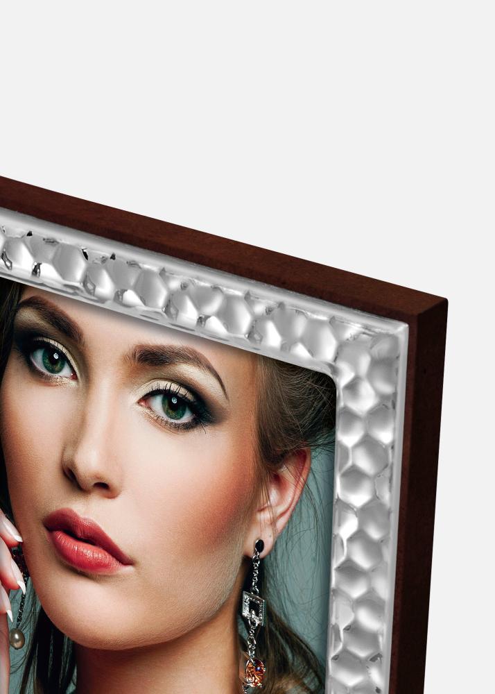 Moldura Erice Prateado 10x15 cm