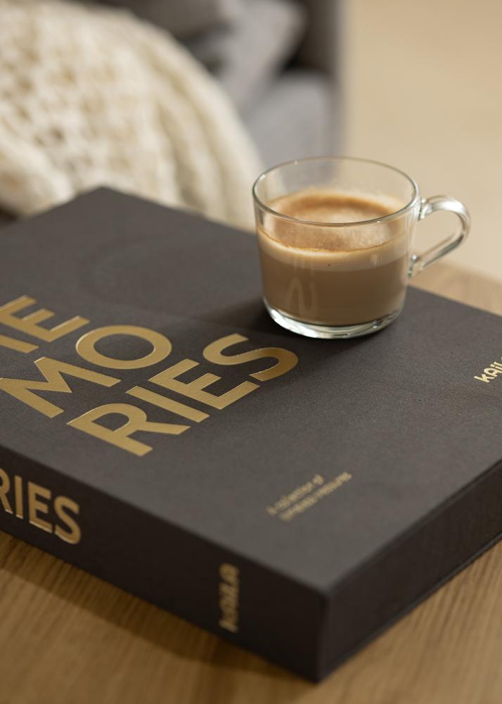 KAILA MEMORIES Black XL - Coffee Table Photo Álbum - 60 Fotografias 11x15 cm