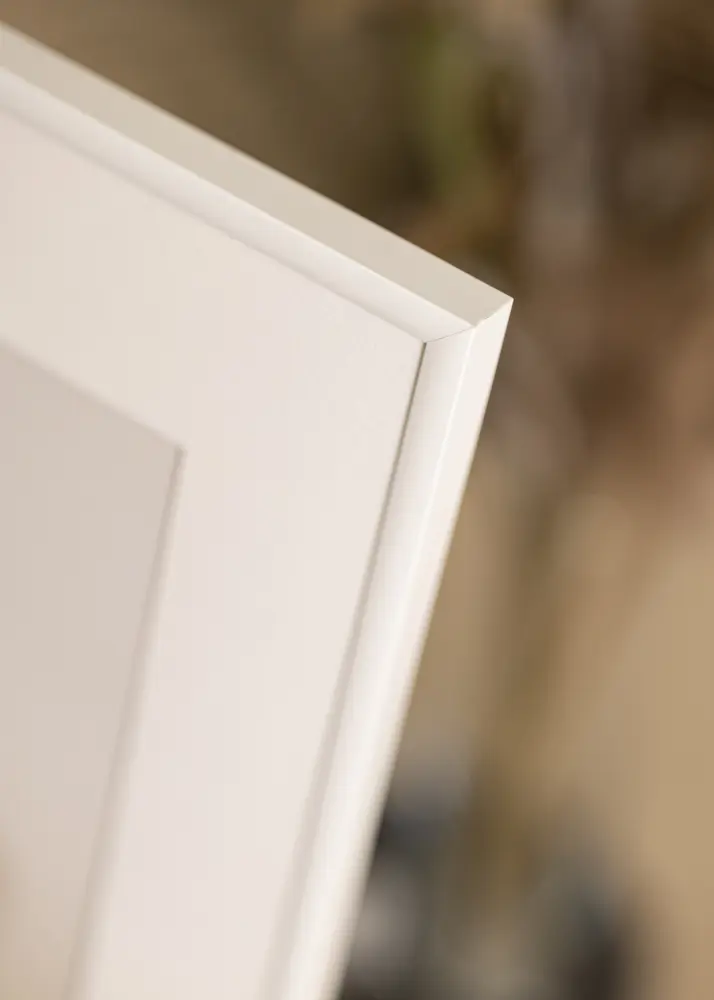 Moldura New Lifestyle Branco 50x70 cm - Passe-partout Branco 33x56 cm