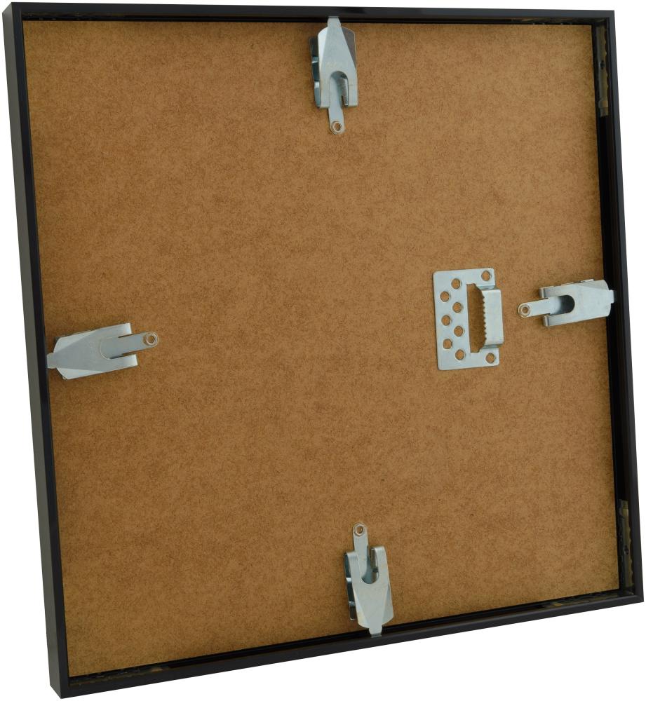 Moldura Nielsen Premium Alpha Brilhante Preto 40x40 cm