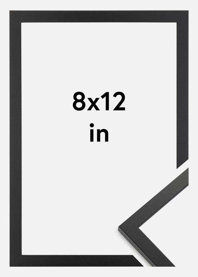 Moldura Trendy Vidro Acrílico Preto 8x12 inches (20,32x30,48 cm)