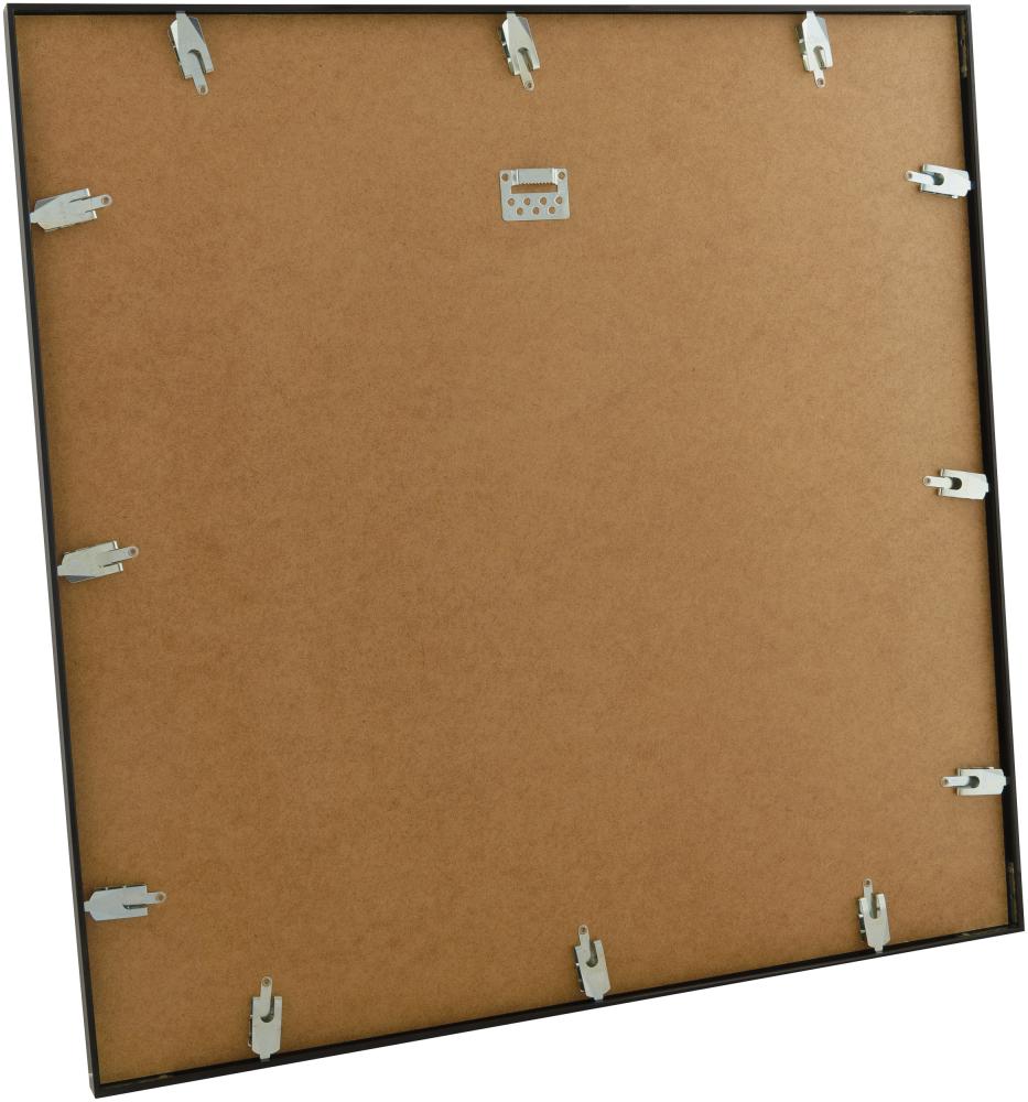 Moldura Nielsen Premium Alpha Brilhante Preto 70x70 cm