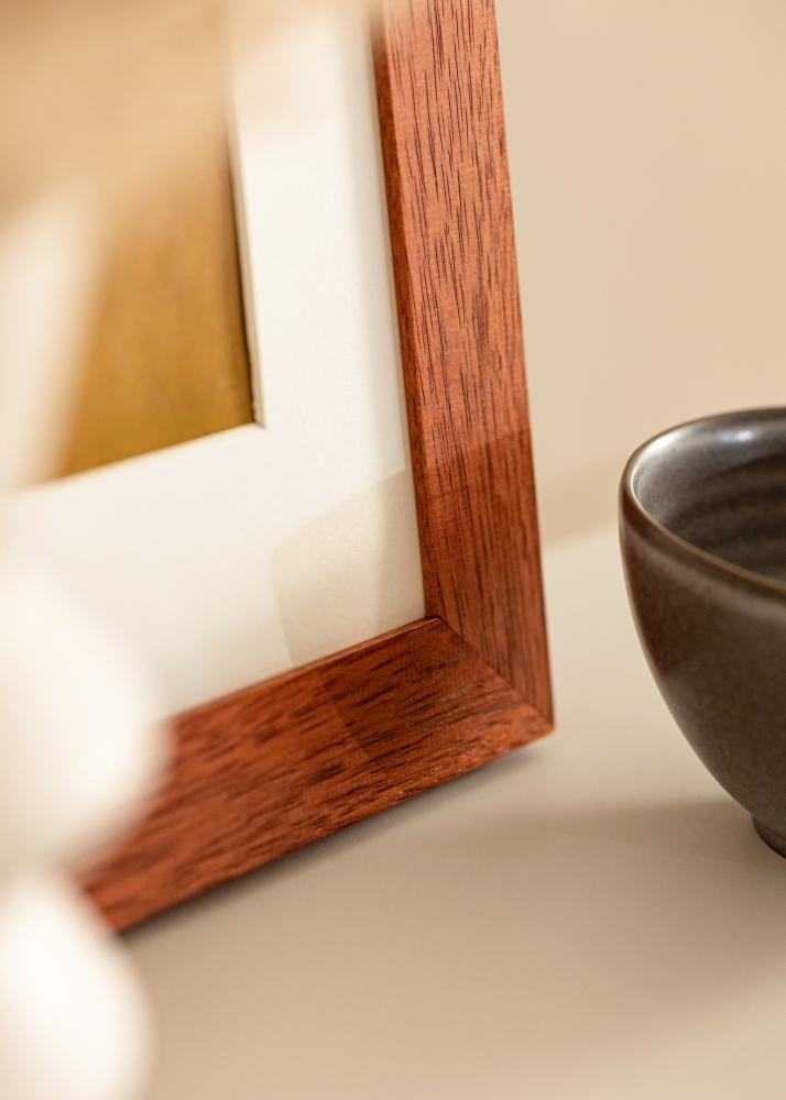 Moldura Juno Vidro acrílico Cereja 18x24 cm