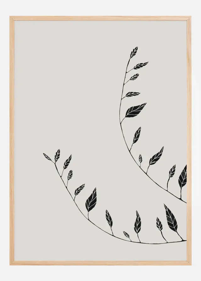 Wavy Branches Póster