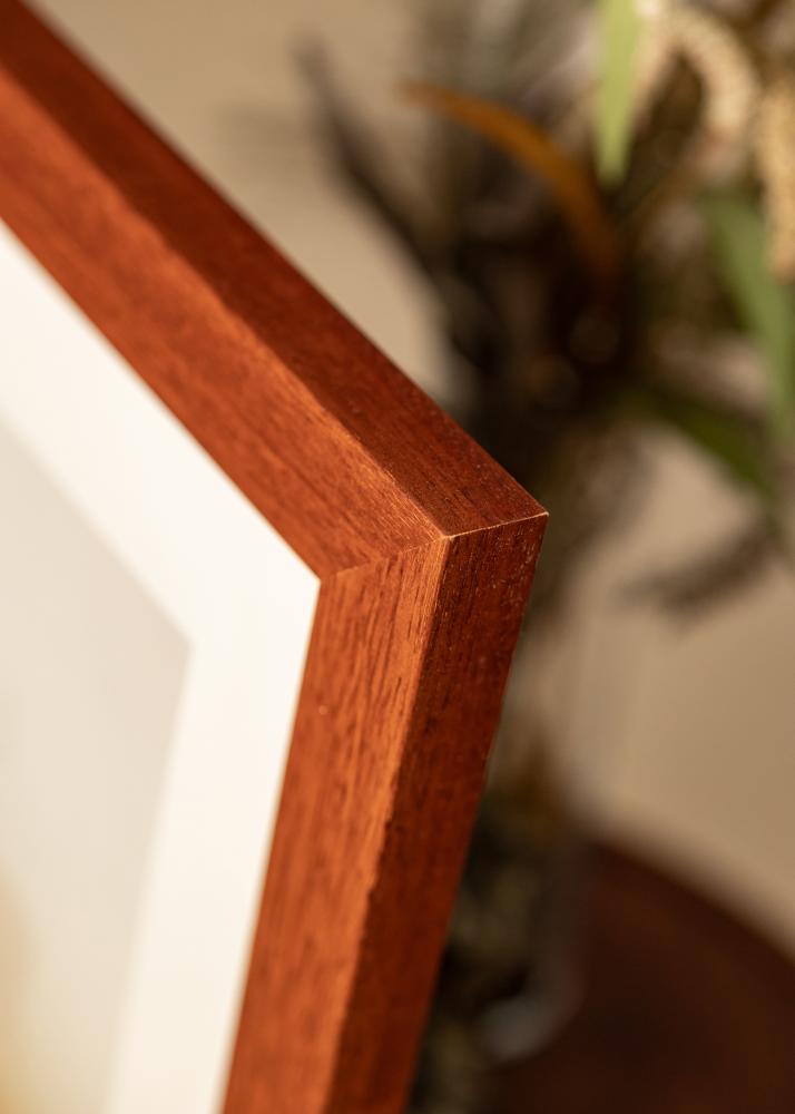 Moldura Juno Vidro acrílico Cereja 18x24 cm