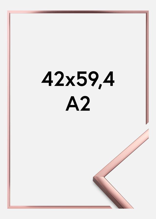 Moldura Póster Frame Aluminum Ouro rosado 42x59,4 cm (A2)