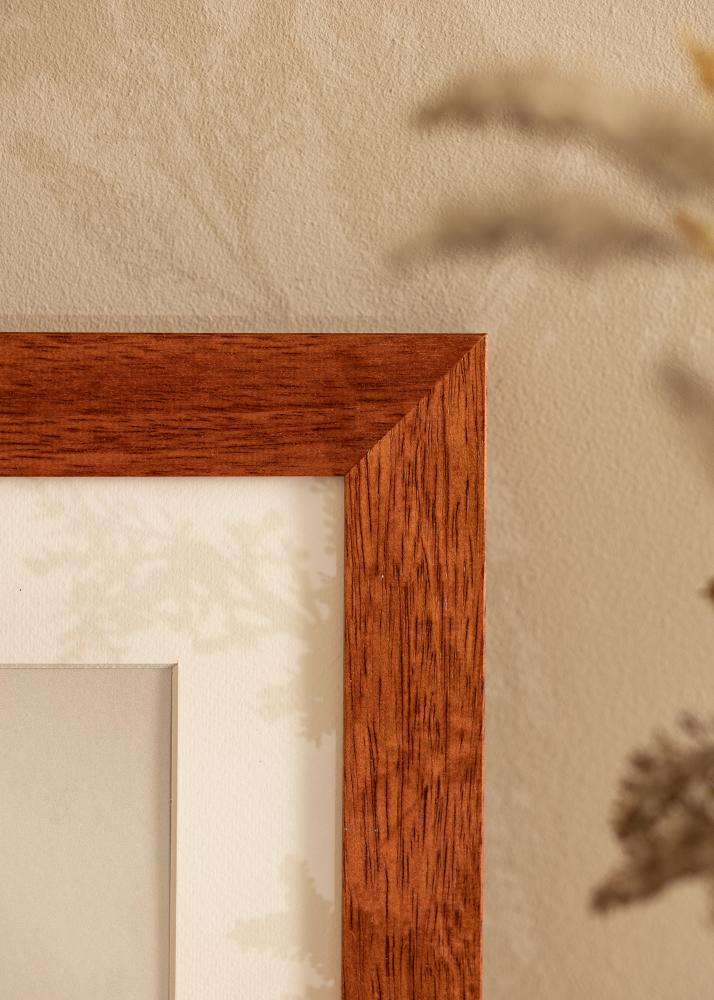 Moldura Juno Vidro acrílico Cereja 18x24 cm